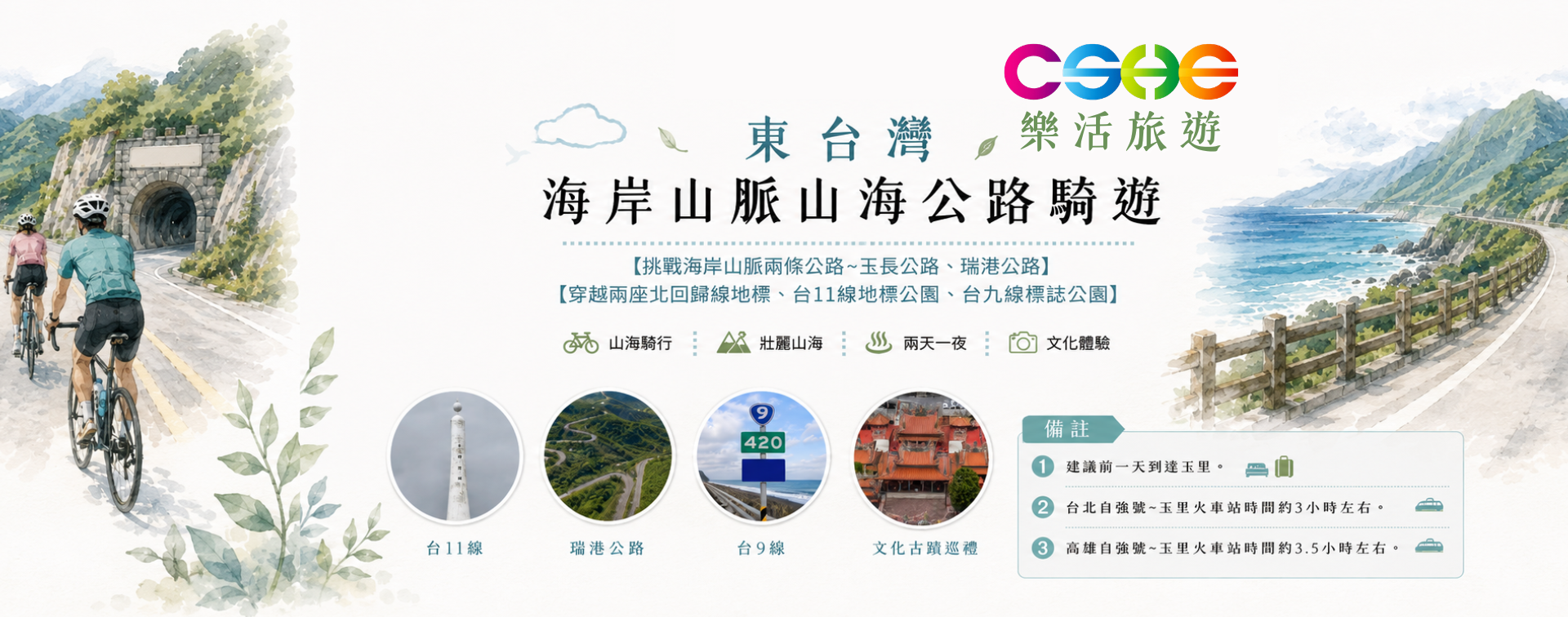 東台灣海岸山脈山海公路騎遊